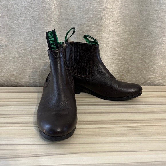 Men Half Boot Charro Vaquero La Barca Tradicional Botines de Mexico Sz 23- US 6 - Picture 1 of 9